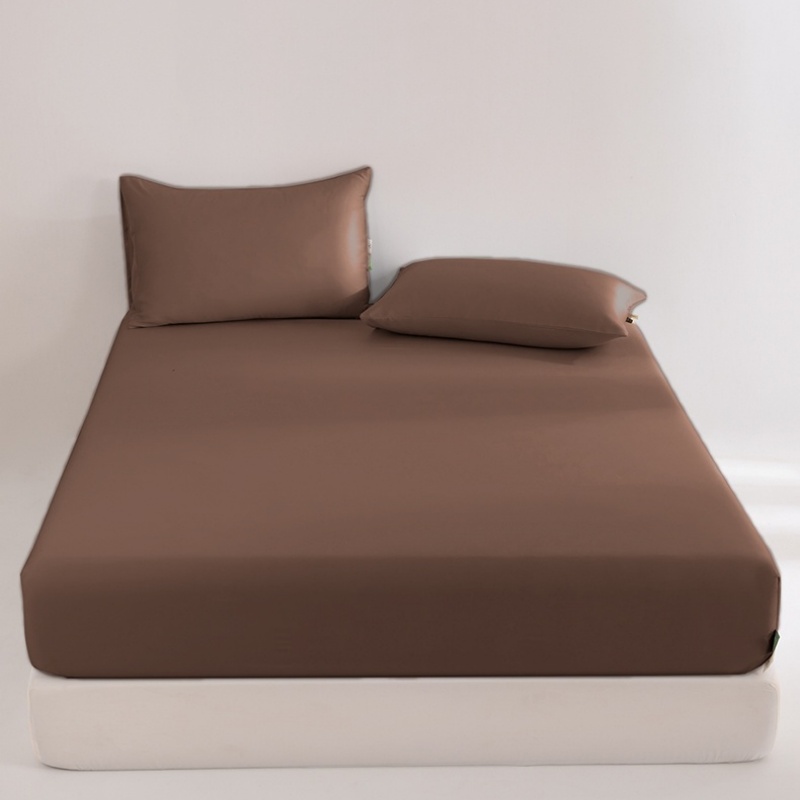 Fitted Bed Sheets Deep Pocket - Prześcieradło z gumką 100% eucaliptusowy lyocell,