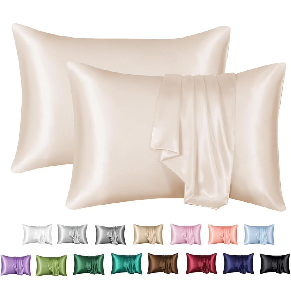 Satin Silk Pillowcase Hair Skin - 2-pakowa satynowa poszewka na włosy i