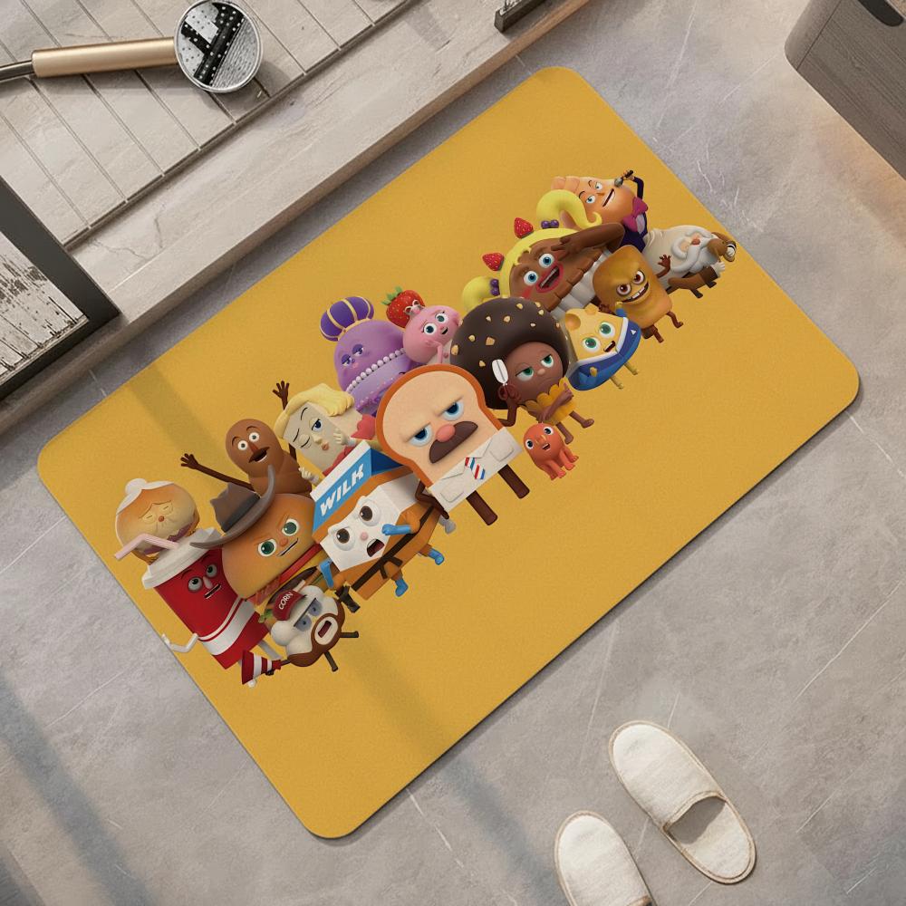 Quick Dry Diatomite Bath Mat - Kreskówkowa Mata Podłogowa B-Bread B-Barbershop, Mata