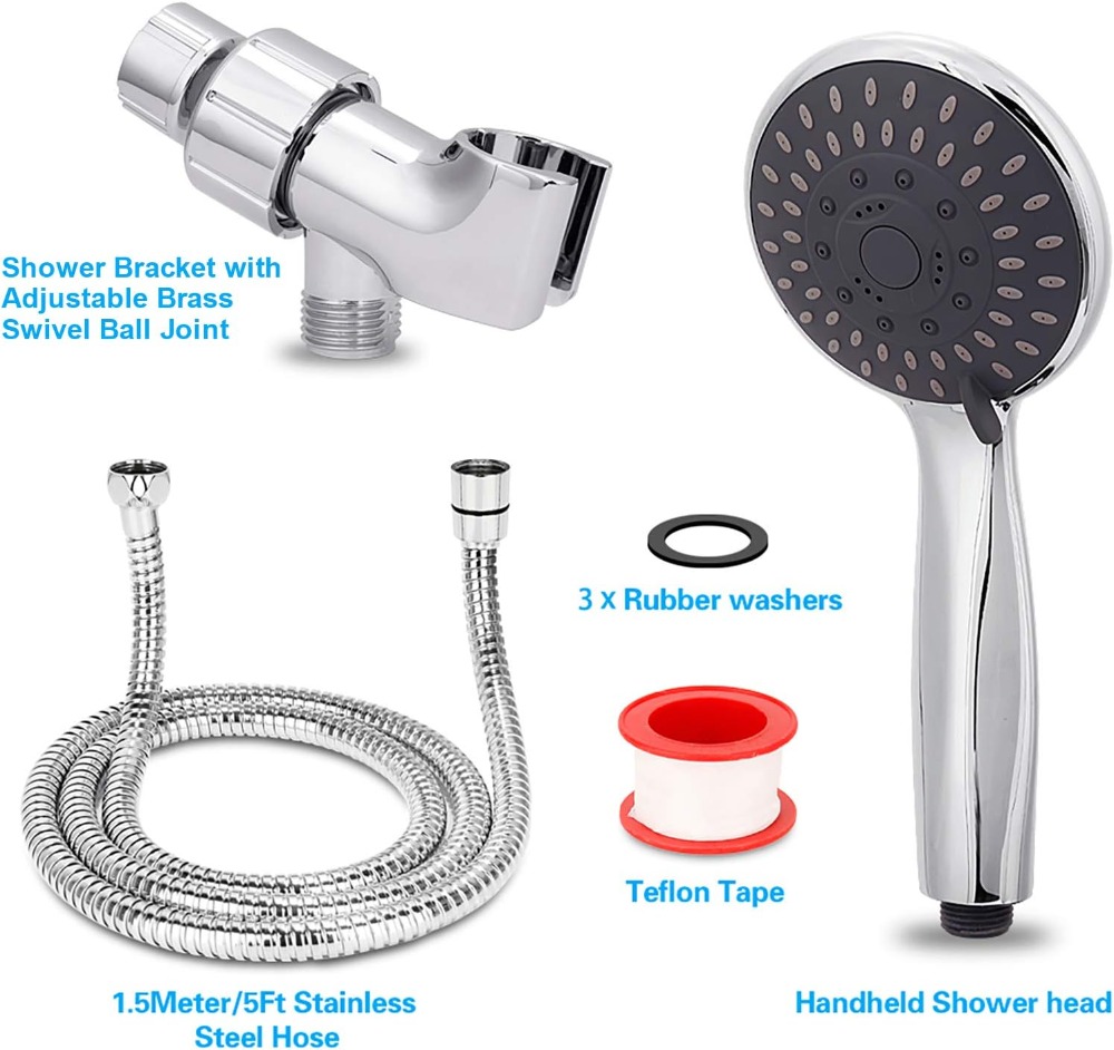 5-funkcyjna słuchawka prysznic – High Pressure Shower Head Handheld recenzja i cena