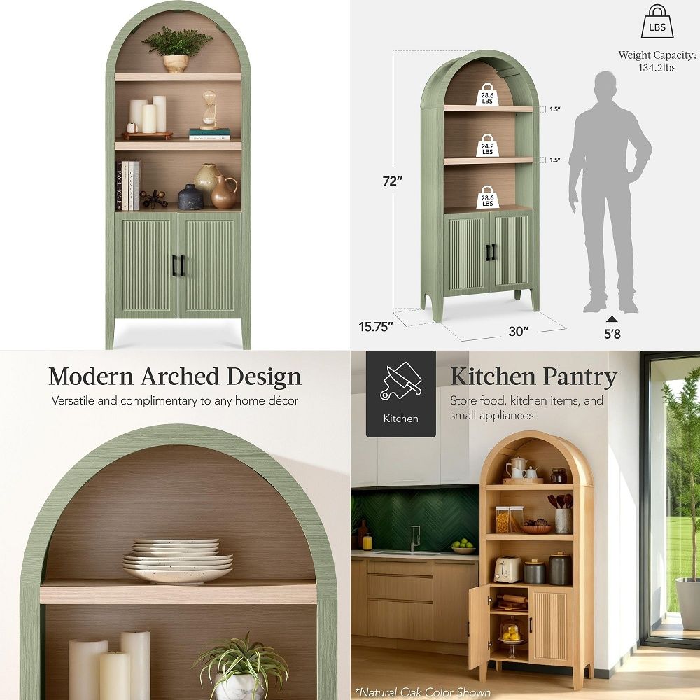 Wysoka, łukowa spiżarnia kuche – Storage & Organization recenzja i cena