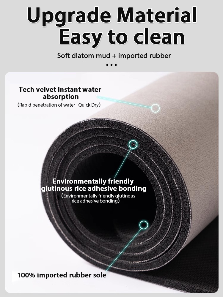 Nordic Geometric Diatomite Bat – Quick Dry Diatomite Bath Mat recenzja i cena