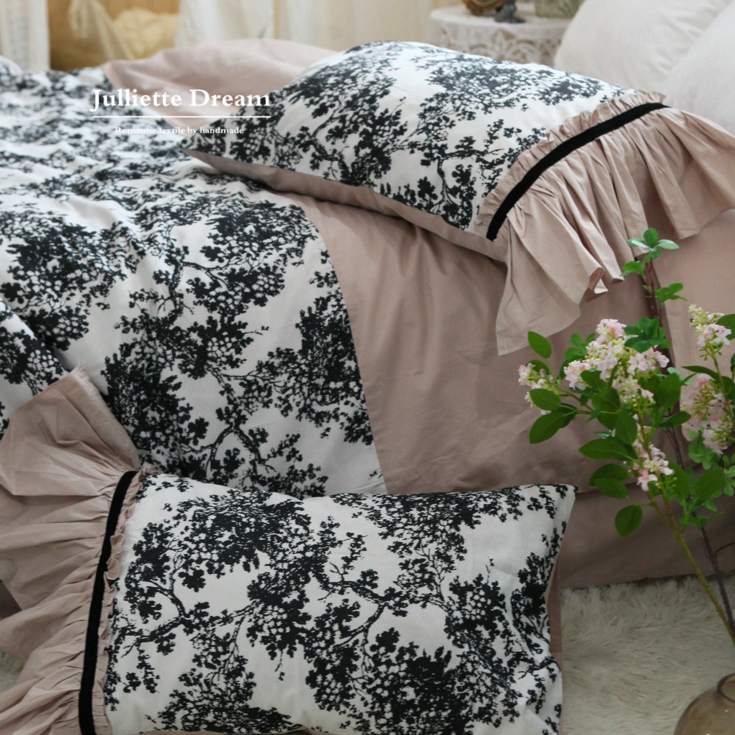 Zestaw pościeli w stylu francu – Aesthetic Floral Duvet Cover recenzja i cena