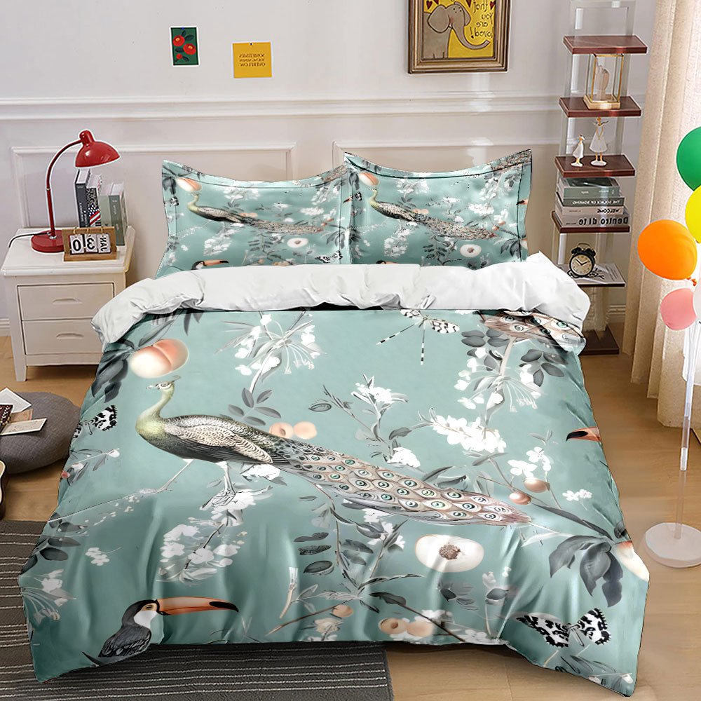 3-częściowy zestaw pościeli z  – Aesthetic Floral Duvet Cover recenzja i cena