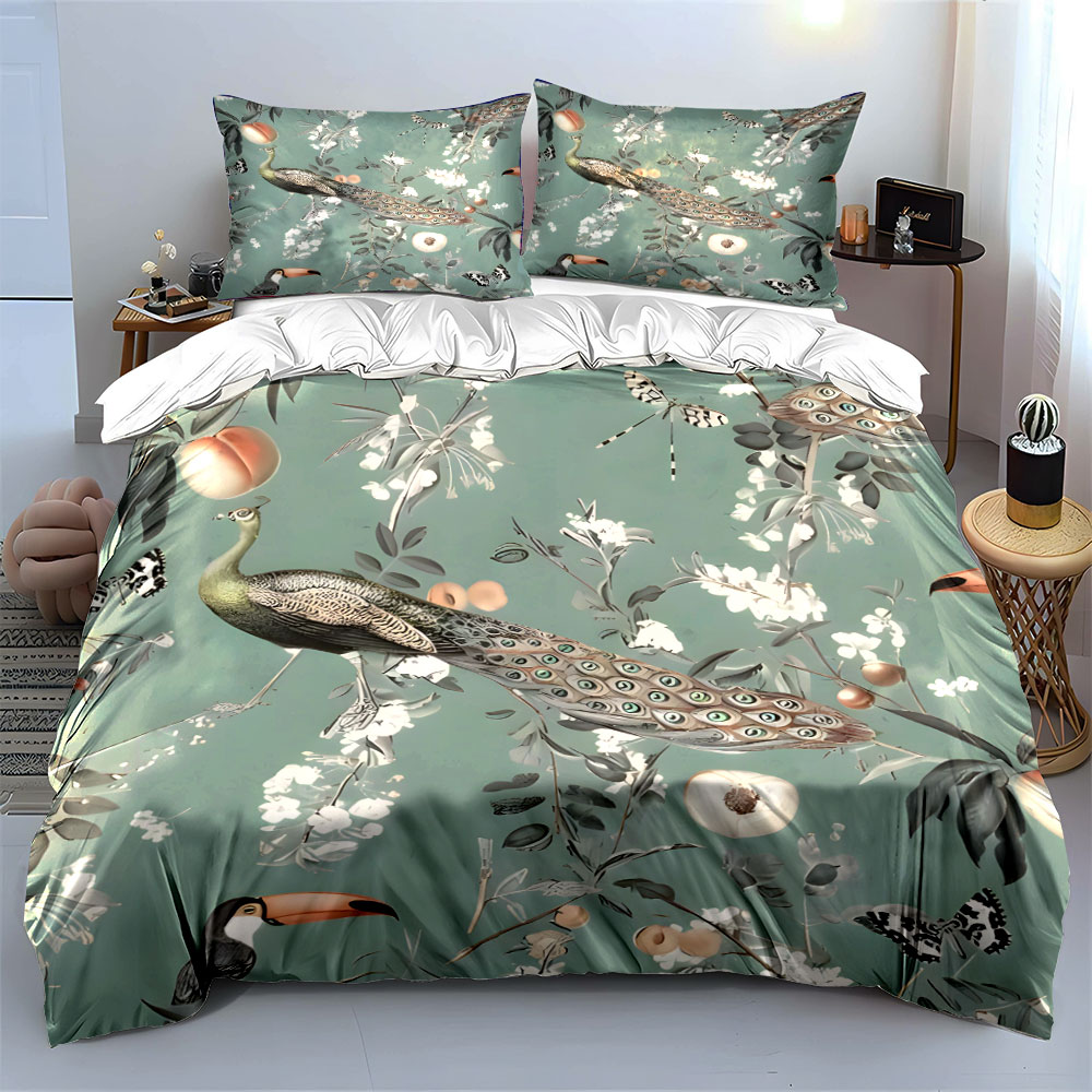 3-częściowy zestaw pościeli z  – Aesthetic Floral Duvet Cover recenzja i cena