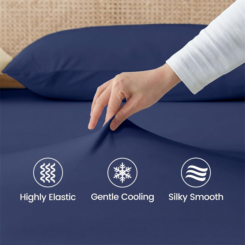 Prześcieradło z efektem chłodz – Fitted Bed Sheets Deep Pocket recenzja i cena