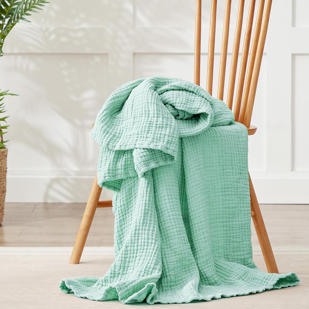 Koce z 6 warstw bawełnianego m – Muslin Cotton Bedspread recenzja i cena