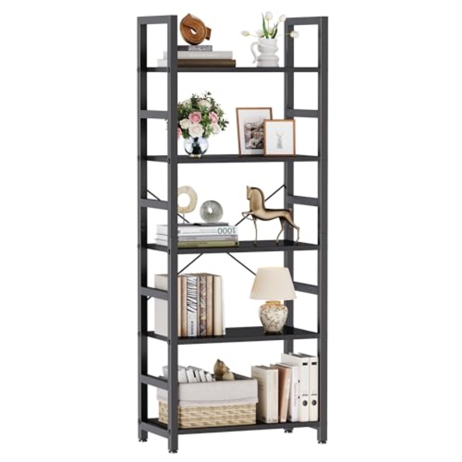 5-poziomowy regał na książki,  – Storage & Organization recenzja i cena