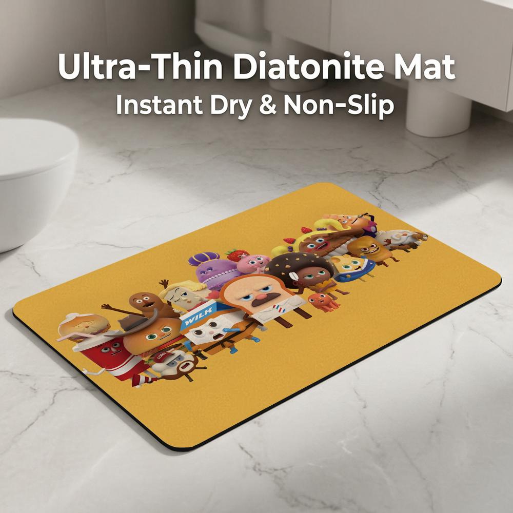 Kreskówkowa Mata Podłogowa B-B – Quick Dry Diatomite Bath Mat recenzja i cena