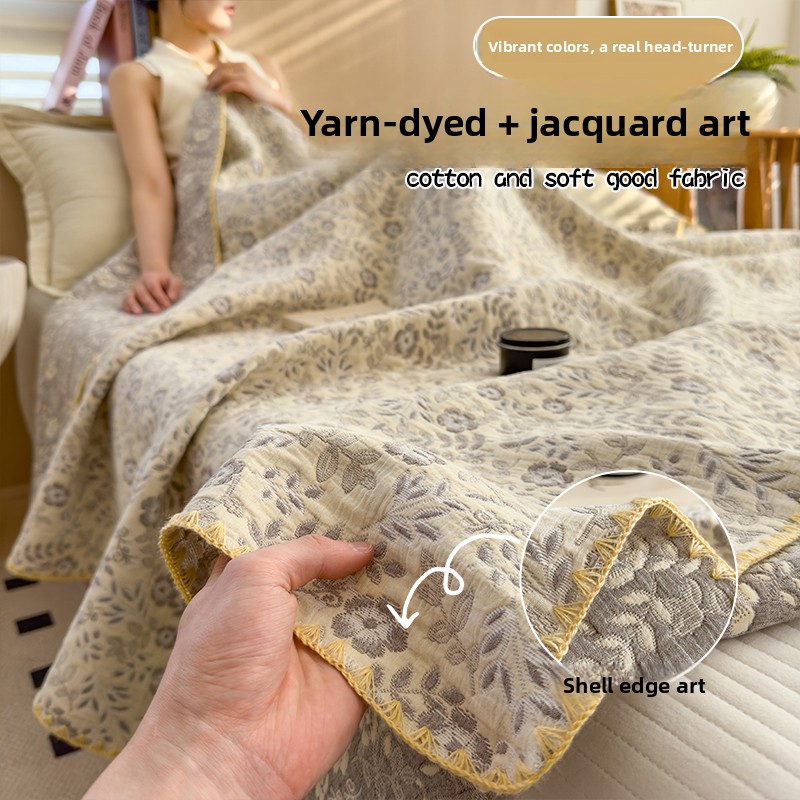 Kocyk z muślinu 100% bawełna,  – Muslin Cotton Bedspread recenzja i cena