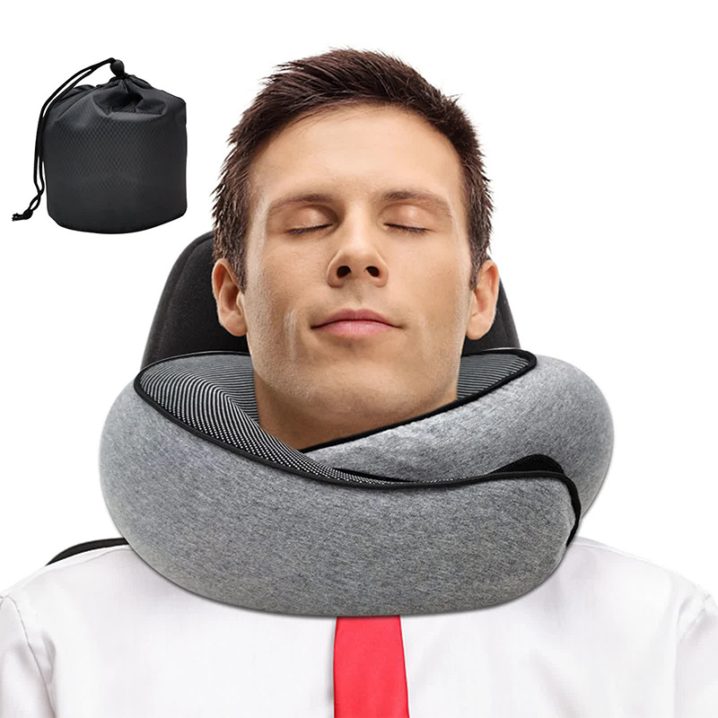 Podróżna poduszka pod szyję z  – Anti Snore Contour Pillow recenzja i cena
