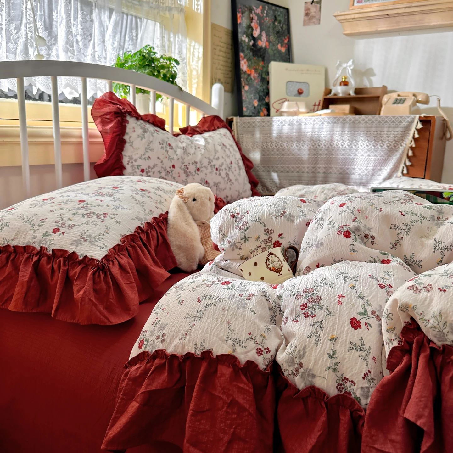 Francuski Zestaw Pościeli w St – Aesthetic Floral Duvet Cover recenzja i cena