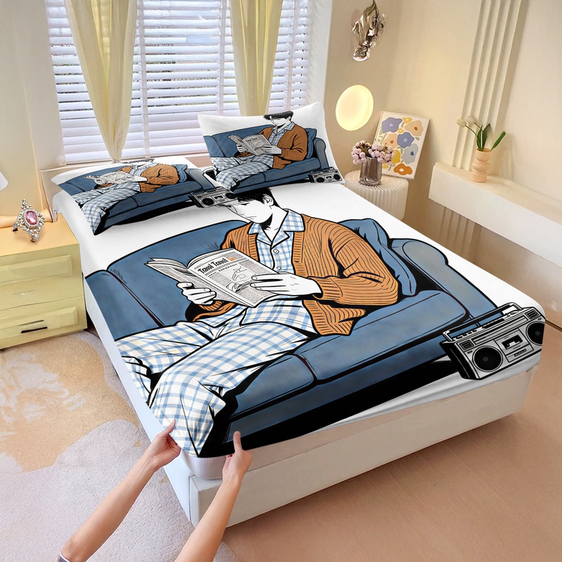 Miękki Zestaw Prześcieradeł Po – Fitted Bed Sheets Deep Pocket recenzja i cena