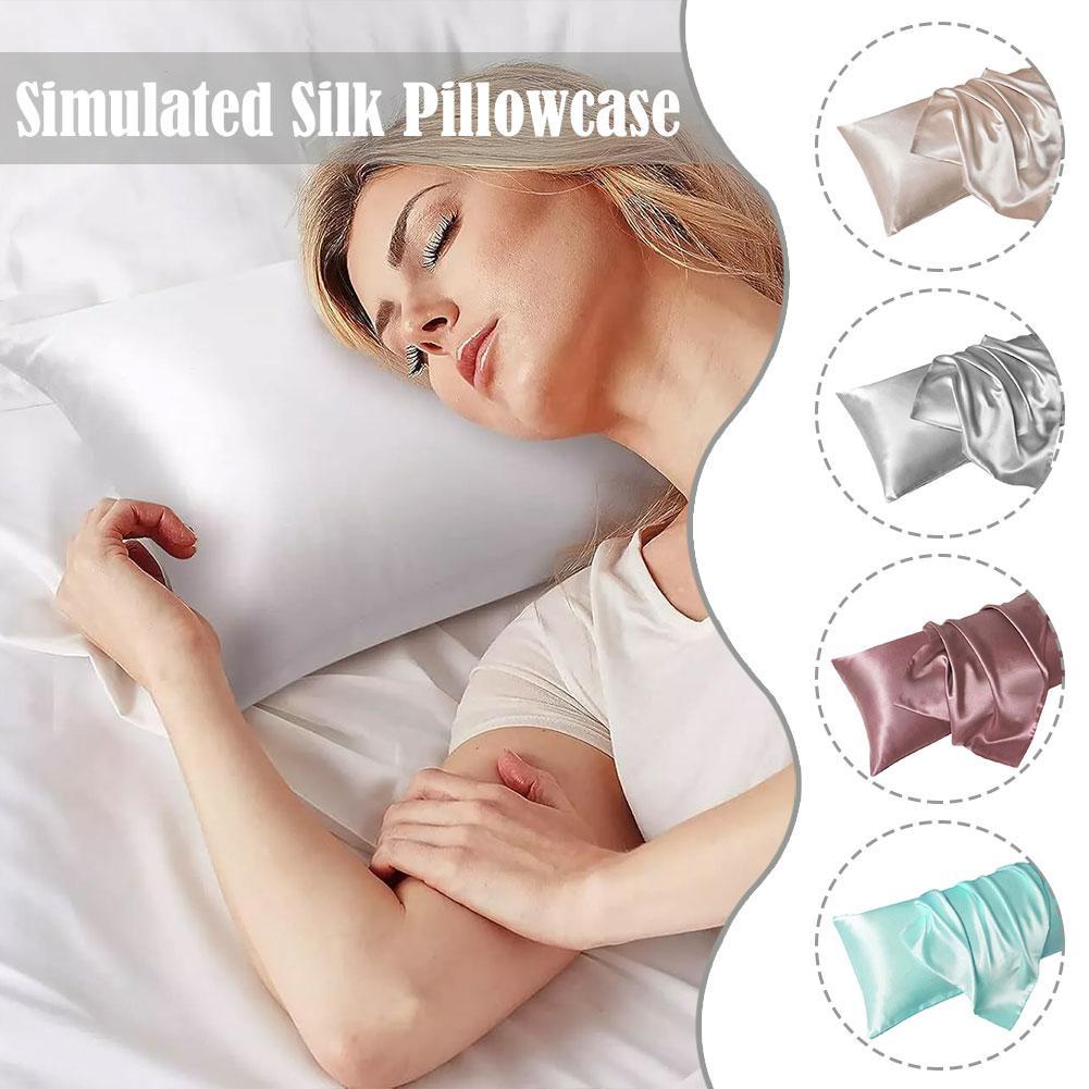 Luksusowa satynowa poszewka na – Satin Silk Pillowcase Hair Skin recenzja i cena