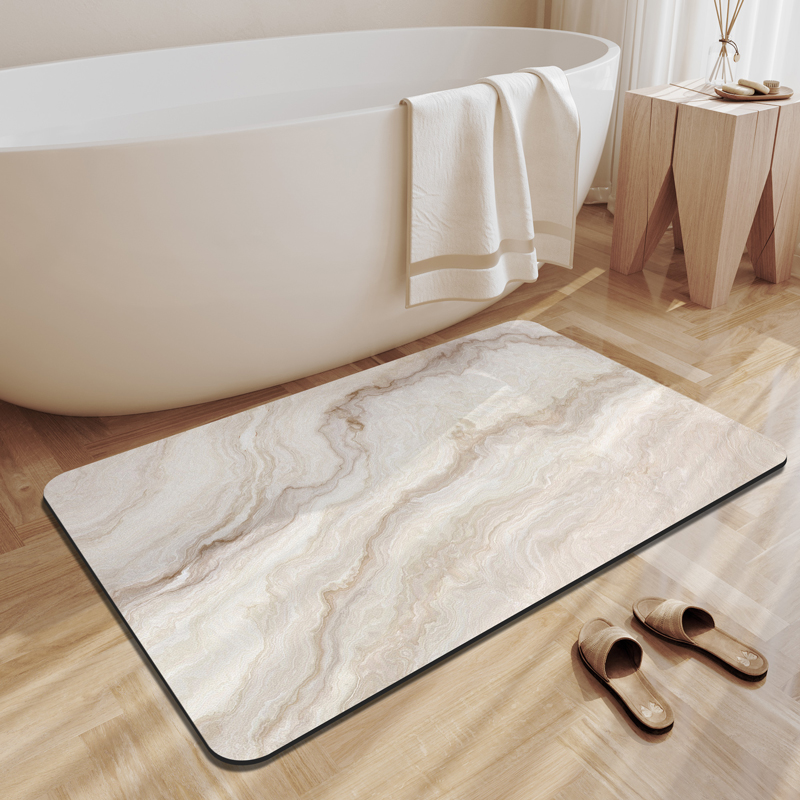 Podłoga z ziemi okrzemkowej Ma – Quick Dry Diatomite Bath Mat recenzja i cena
