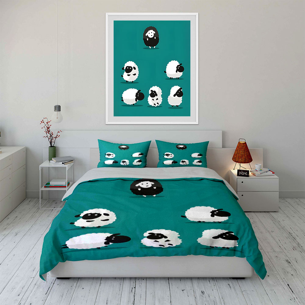 Zestaw poszewek na kołdrę z mo – Duvet Cover Sets With Zipper recenzja i cena