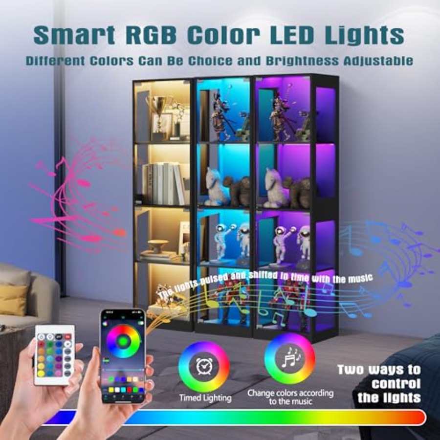 Szklana witryna z oświetleniem – Lighting recenzja i cena