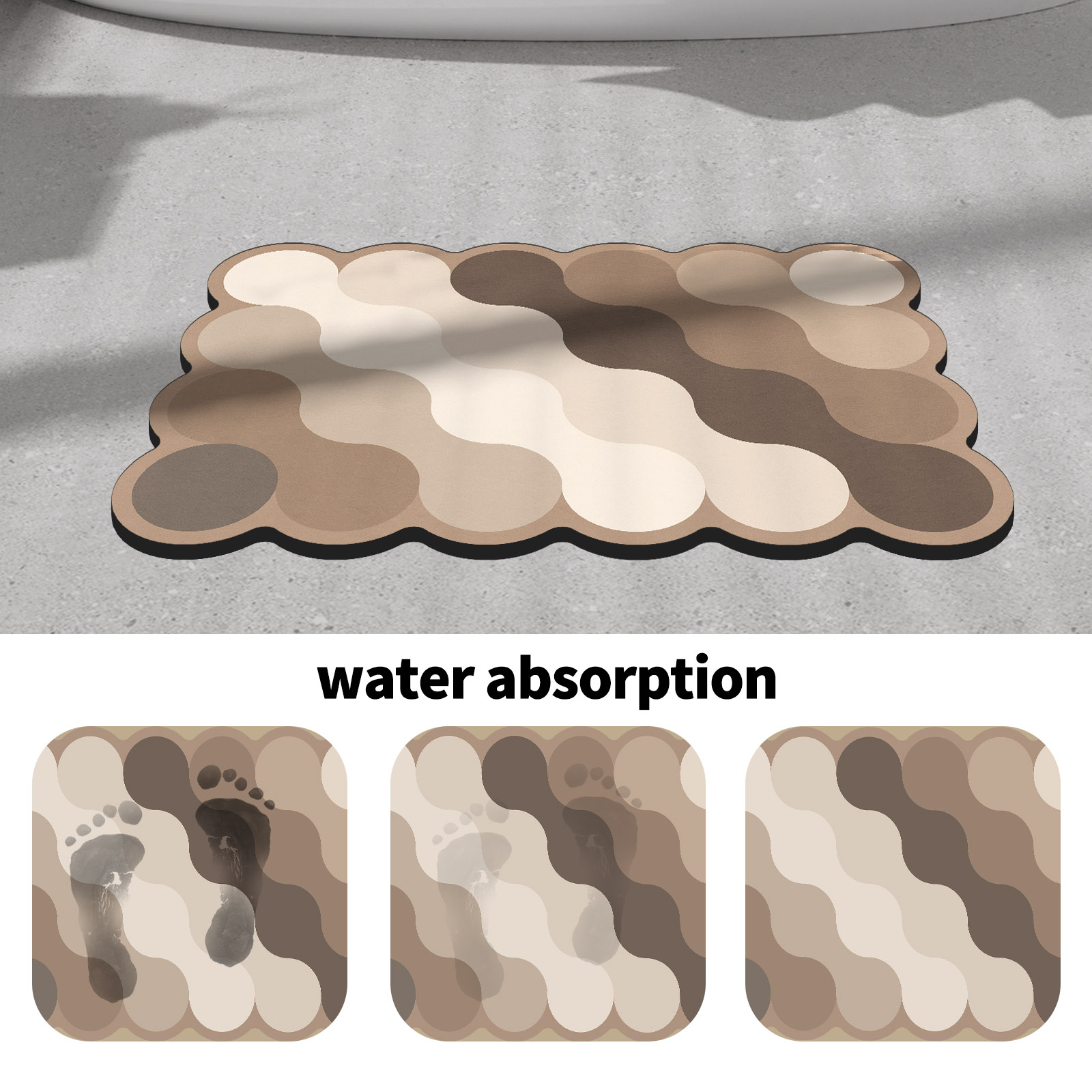 Luksusowa diatomitowa łazienka – Quick Dry Diatomite Bath Mat recenzja i cena
