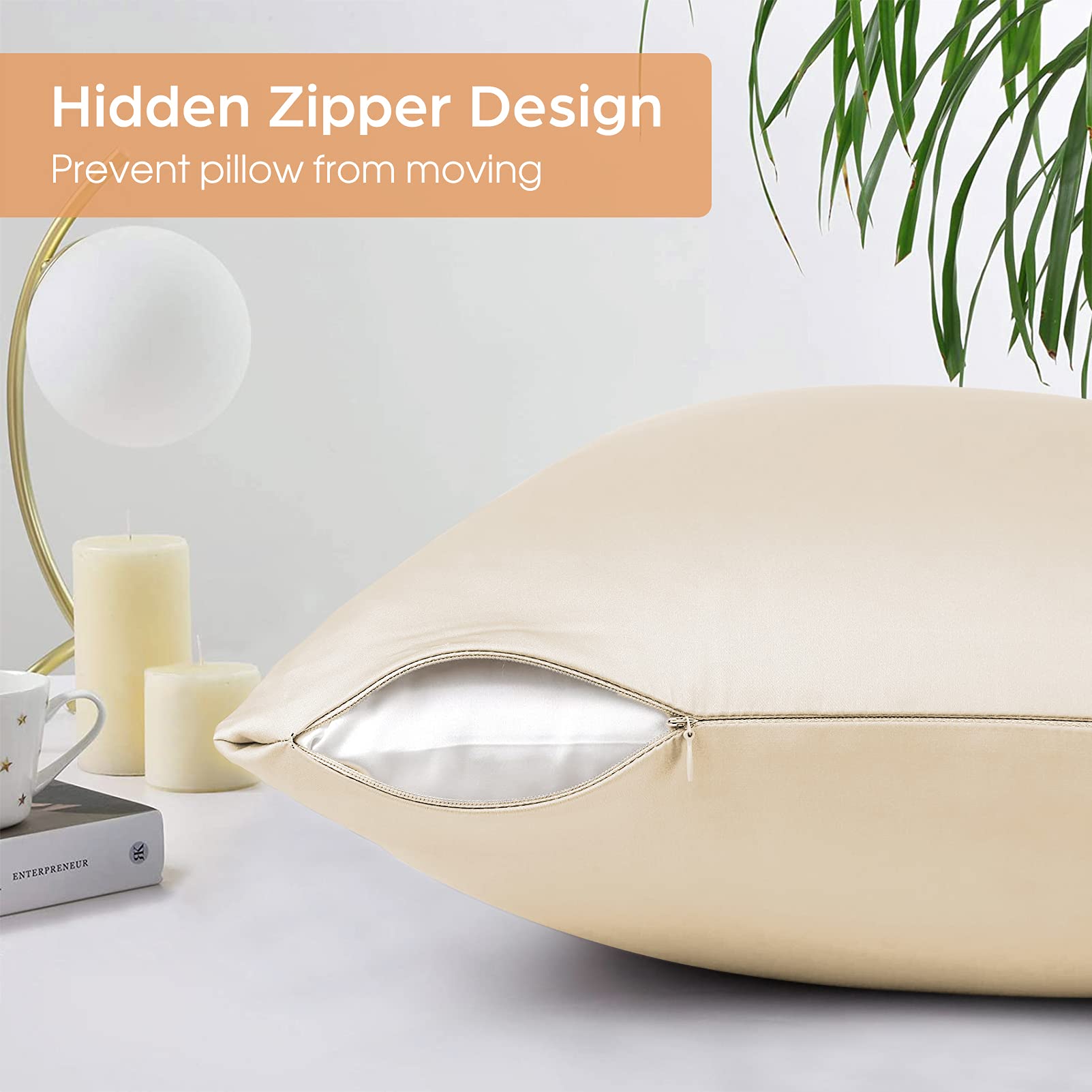 Satynowe poszewki na poduszki  – Satin Silk Pillowcase Hair Skin recenzja i cena