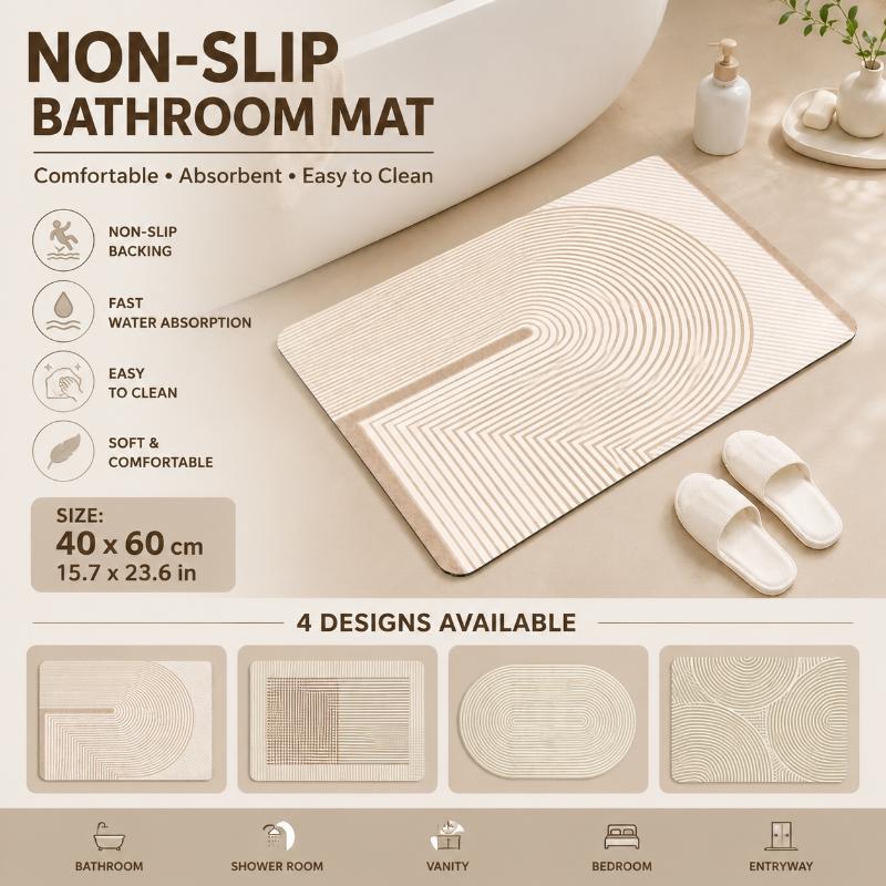 Mata diatomitowa do kąpieli, s – Quick Dry Diatomite Bath Mat recenzja i cena
